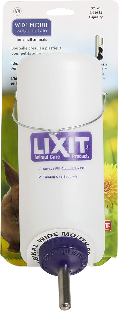 Lixit Pet Wide Mouth Water Bottle (16 oz), translucent, 8802 - Image 9