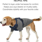 Pet Passion dog shirt size guide and fit demonstration