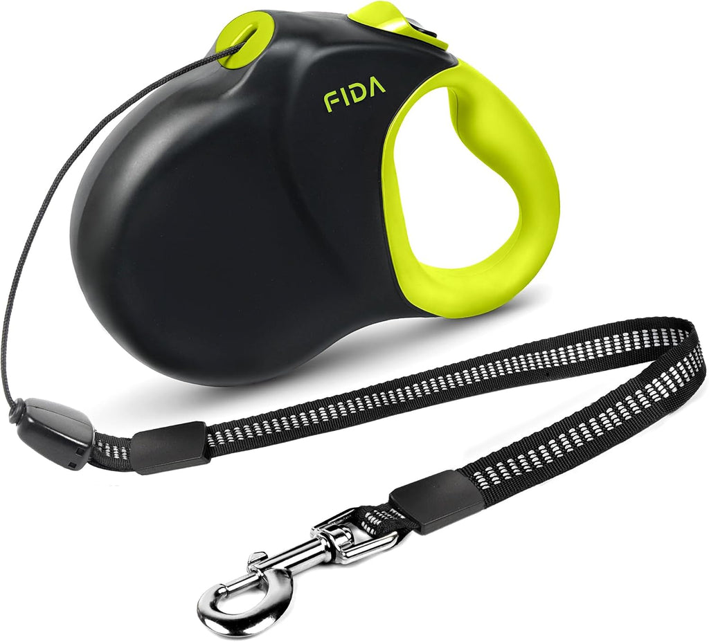 Fida Upgraded Retractable Dog Leash 30ft, Heavy Duty Pet Walking Leash for Medium/Large Breed up to 110 lbs, 360 degrees Tangle-Free Long Retract Dog Lead, Soft Grip, One-Hand Brake, Black - Image 10