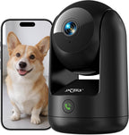 Dzees 2K Indoor Security Camera 2 Pack, 360 Degree WiFi Pet Camera with Phone App, 5G and 2.4G, Wired Home Camera with 2-Way Audio, Motion Tracking, Night Vision, Black - Image 12