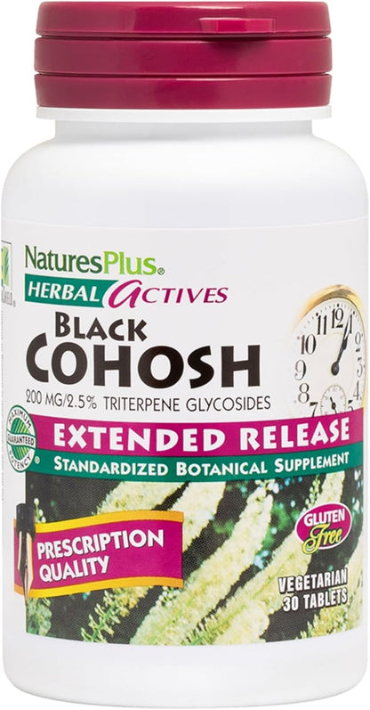 Natures Plus Herbal Actives Black Cohosh bottle front view