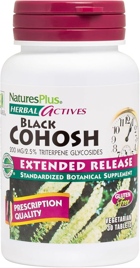 Natures Plus Herbal Actives Black Cohosh bottle front view