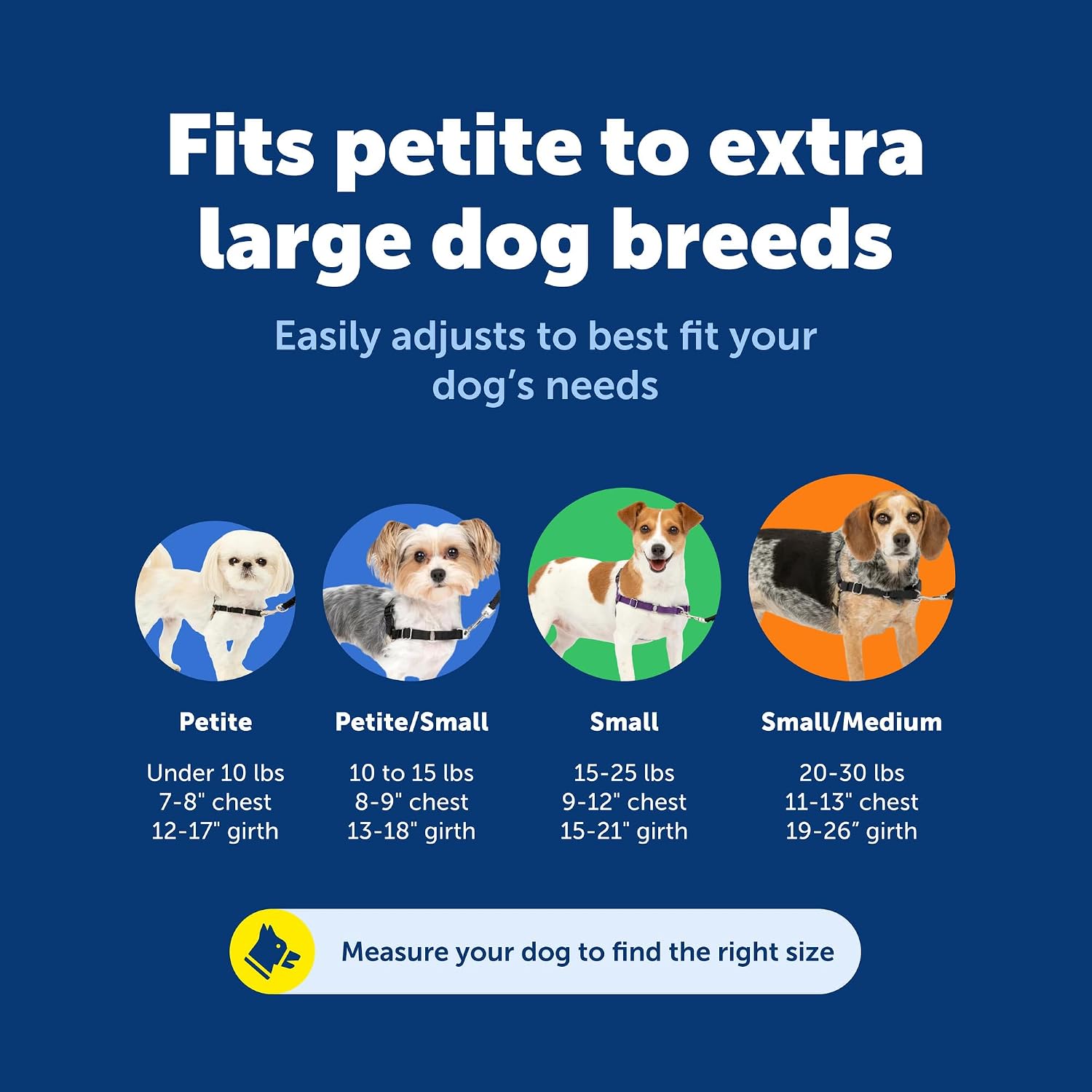 Front chest leash attachment on PetSafe harness