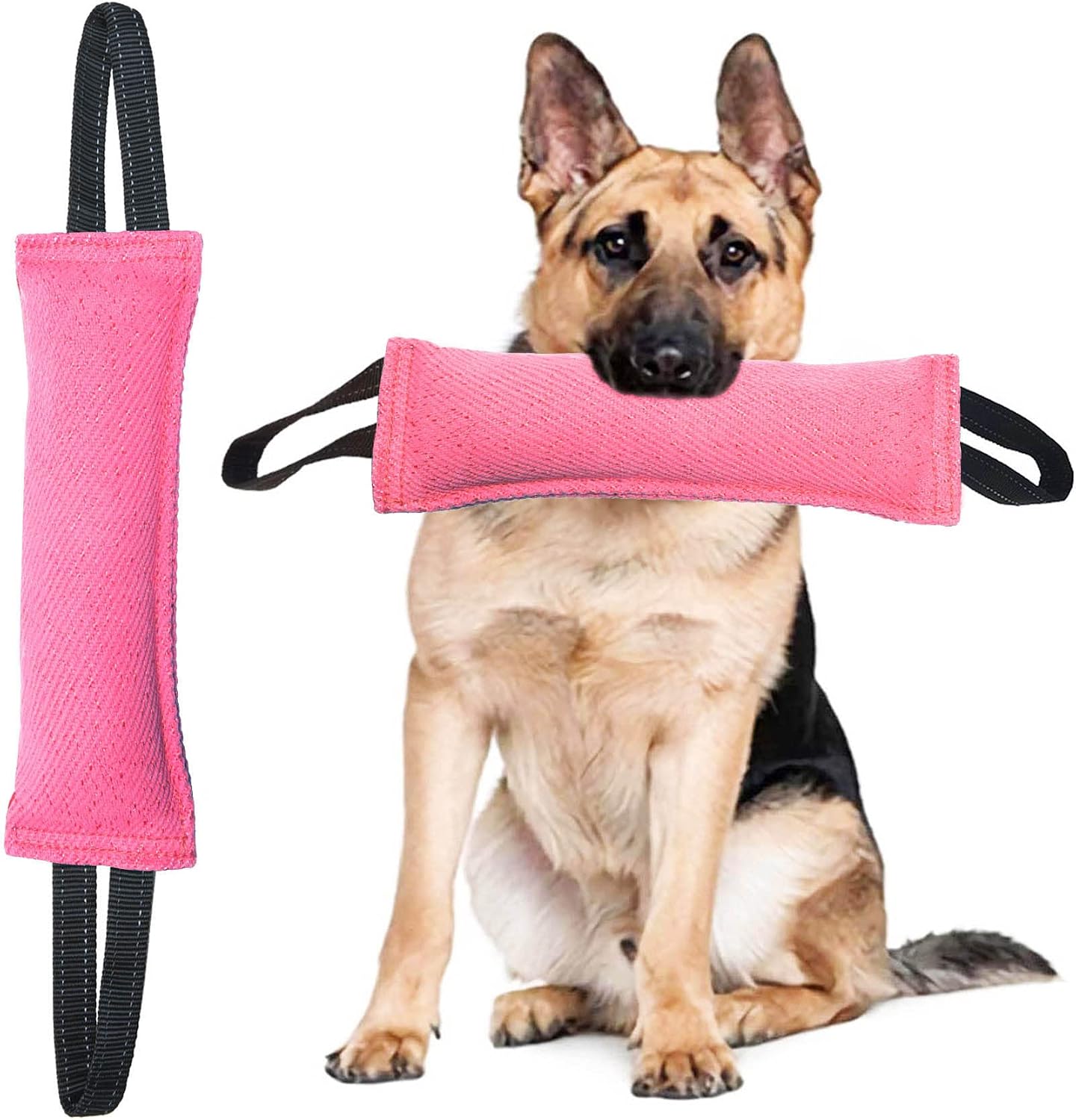 Clysoru Tug of War Dog Toy Bite with 2 Strong Handles Made of Durable Tear Resistant Strong Stitches - Image 10