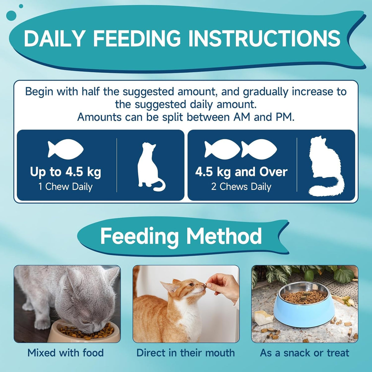 Daily soft chews for cat flea protection with brewers yeast and neem leaf extract