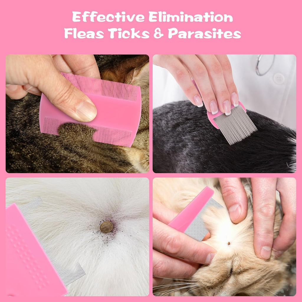 Full collection of Kerros 6-piece pet hygiene and tick removal set