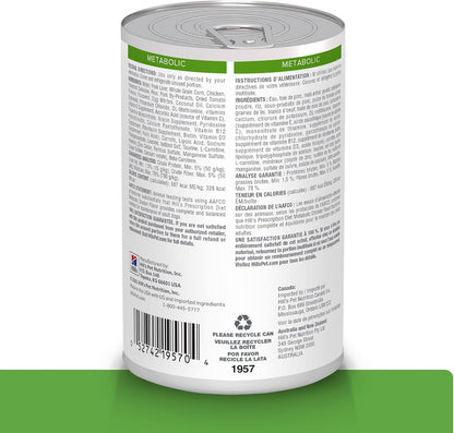 Hill's Prescription Diet weight management chicken flavor wet food for dogs