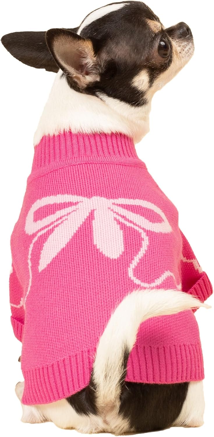 Fitwarm Funny Sheep Sweater, Thermal Winter Clothes for Small Dogs, Holiday Outfit, Pullover Jumper, Black, Green, White, Large - Image 15