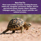 Mazuri high fiber tortoise diet nutritional panel