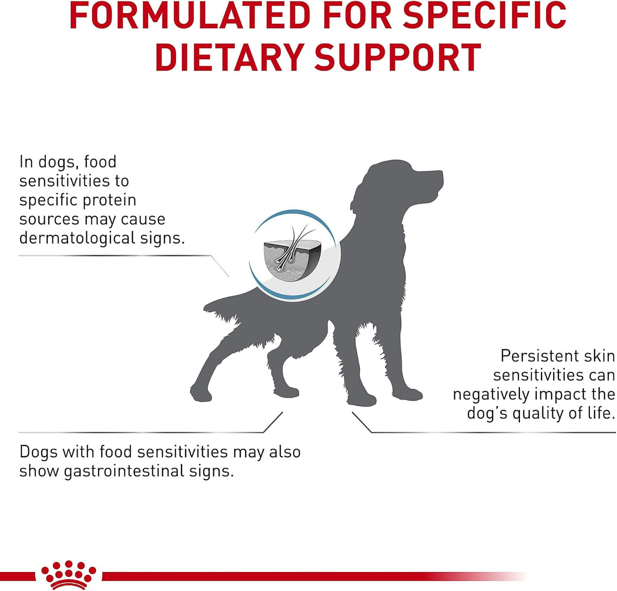 Prescription dry dog food for sensitive stomachs and immune support