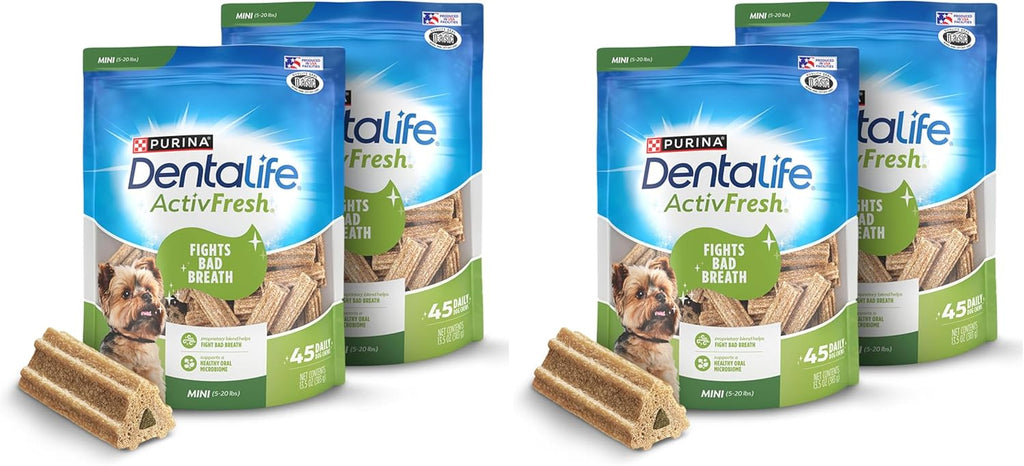 Dentalife ActivFresh Dog_Chews for Mini and Small Dogs 5-20 lbs., Dental-Chews to Freshen Breath, Chicken Flavor, 16.9 oz., 56 Chews - 56 ct. Pouch (Pack of 2) - Image 13