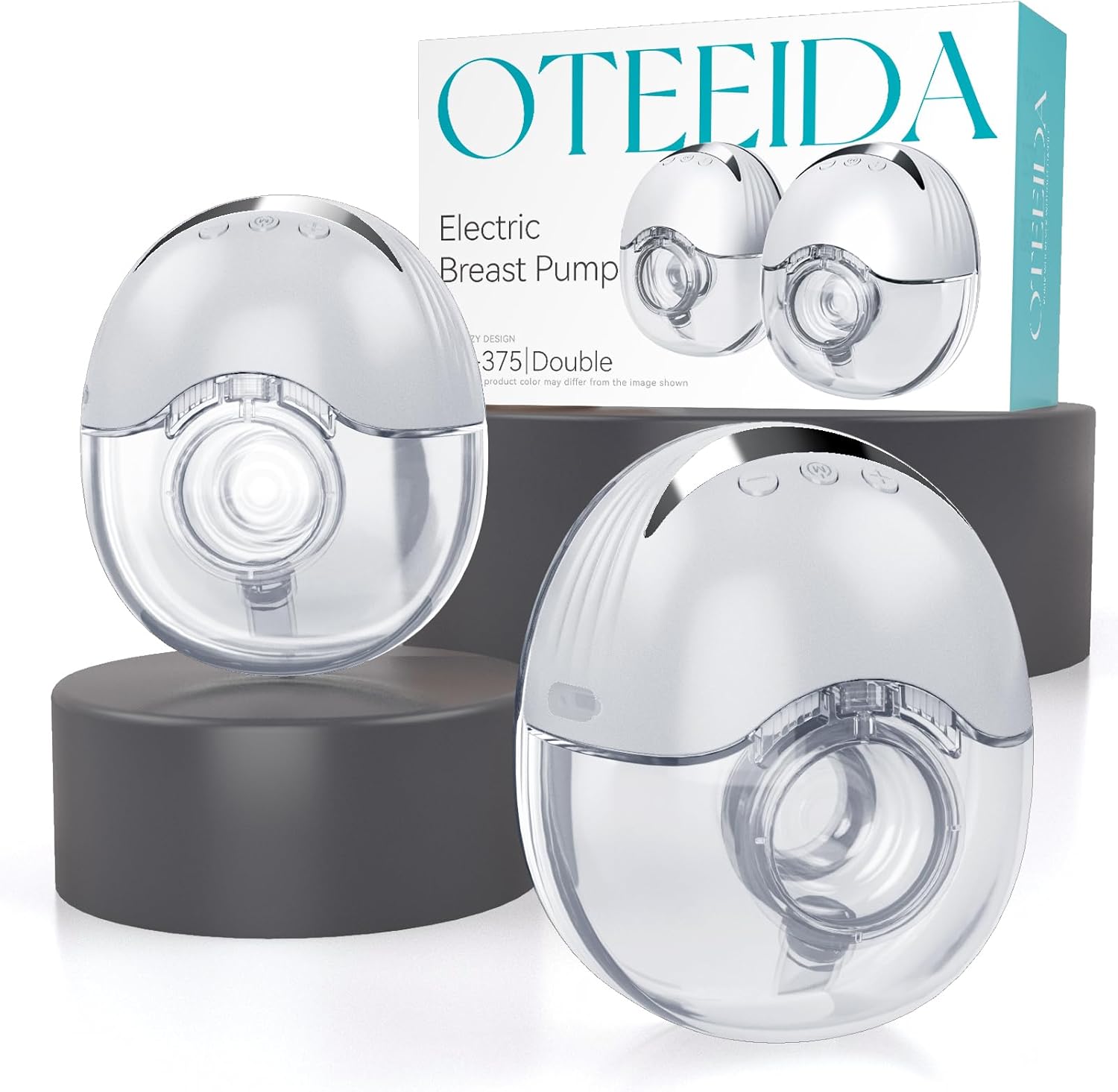 Oteeida My-375 Wearable Hands Free Breast Pump set front view
