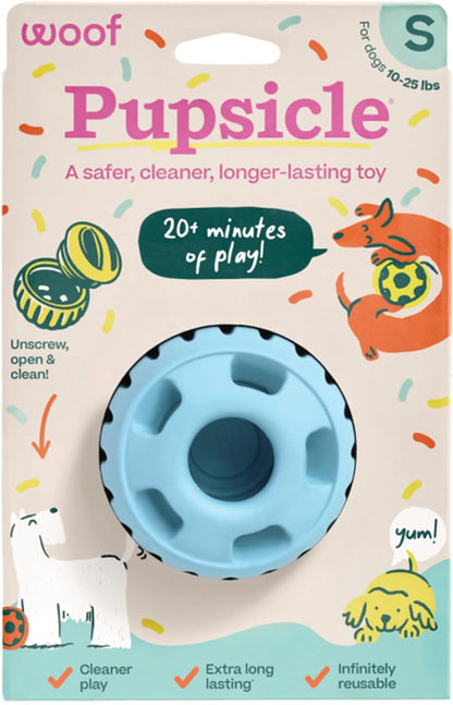 WOOF Party Pupsicle - Long-Lasting Interactive Dog Toys for Boredom - Low-Mess Design - Birthday Gifts for Dogs - Large Dog Toys - Party Pink - Image 10