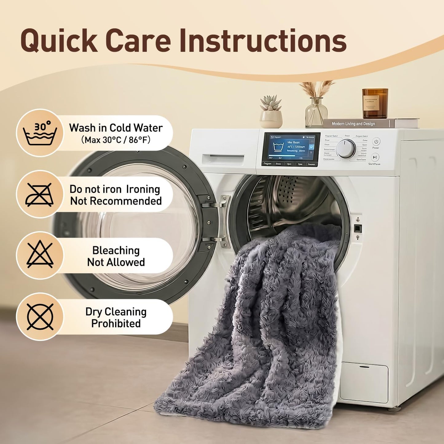 NODARKO premium imported thermal pet blanket for indoor cat comforting.