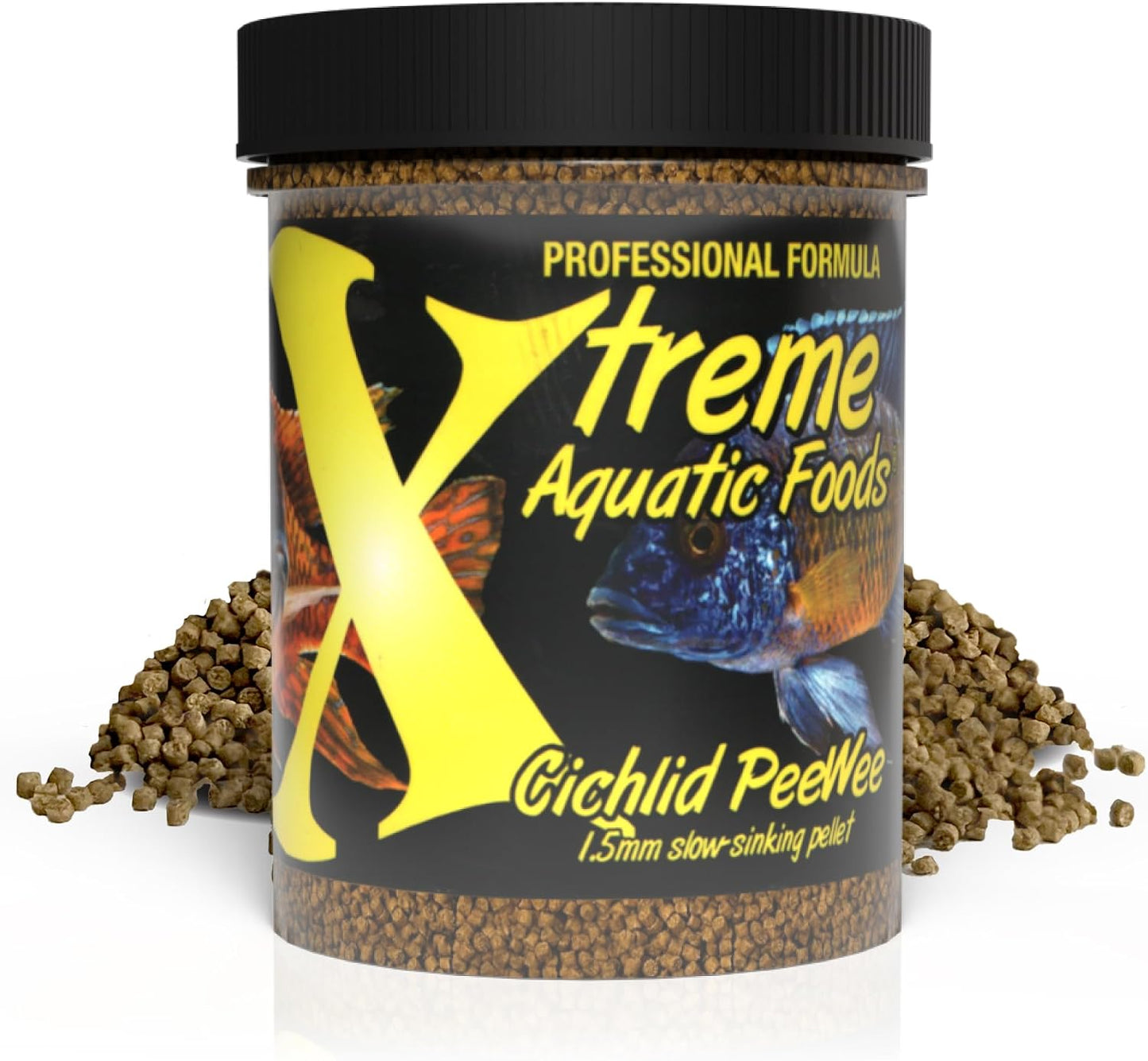 Xtreme Cichlid Peewee 1.5 mm Pellets - Proven Nutrition for Cichlids - Balanced Amino Acids, Boost Immune & Digestive Health, Color & Energy, Max Protein Freshwater Fish Food - USA Farm Grown (20oz) - Image 10