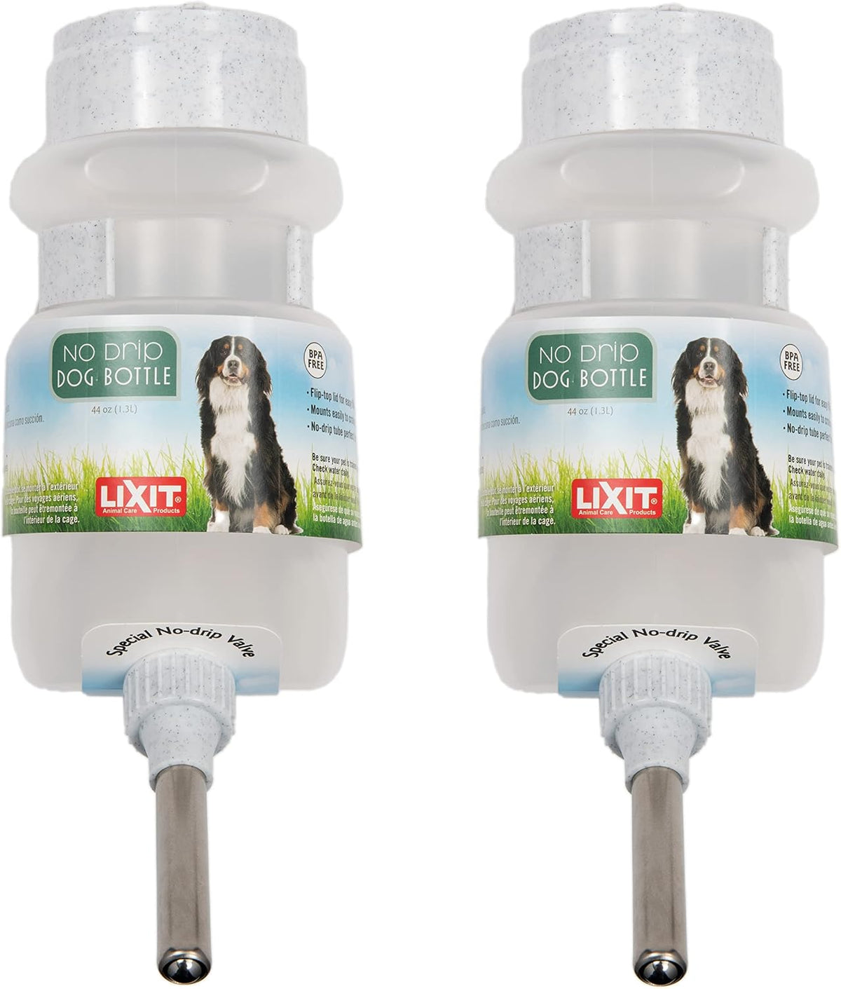 Lixit Top Fill Water Bottles for Dogs (44oz), Assorted Color, 671036 - Image 11