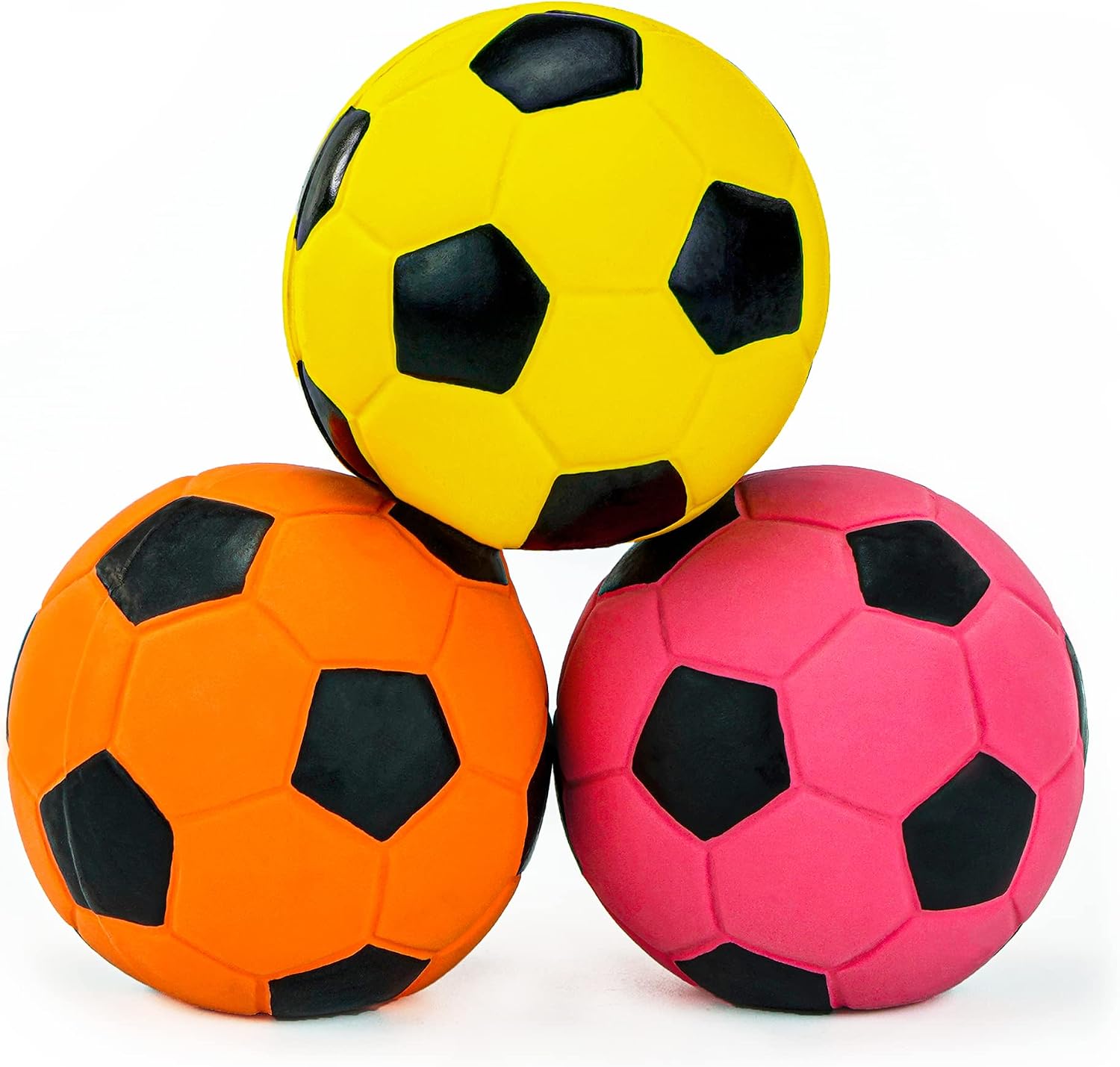 Close up of Chiwava squeaky football toy texture
