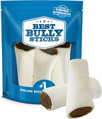 Best Bully Sticks Variety Pack Filled Shin Bones - 5-6 Inch 3 Count (Pack of 1) - Easily Digestible, Long-Lasting, Refillable Snack - Image 10