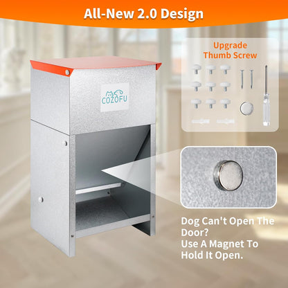 Cozofu imported automatic gravity dog kibble dispenser premium pet care India