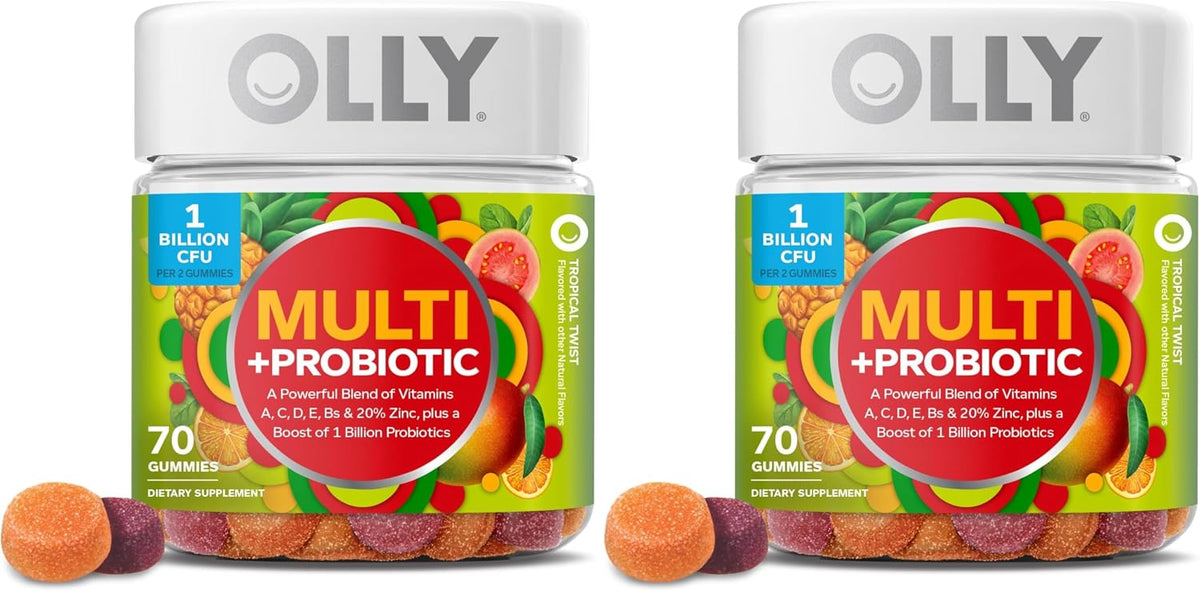 OLLY Multi + Probiotic Gummy Vitamin, Digestive & Immune Support*- 70 Count - Image 12