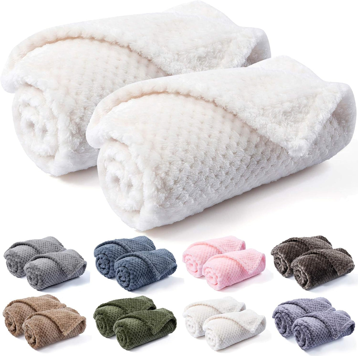 Dog Blanket or Cat Blanket or Pet Blanket, Warm Soft Fuzzy Blankets for Puppy, Small, Medium, Large Dogs or Kitten, Cats, Plush Fleece Throws for Bed, Couch, Sofa, Travel (L/40" x 48", Dark Green) - Image 10