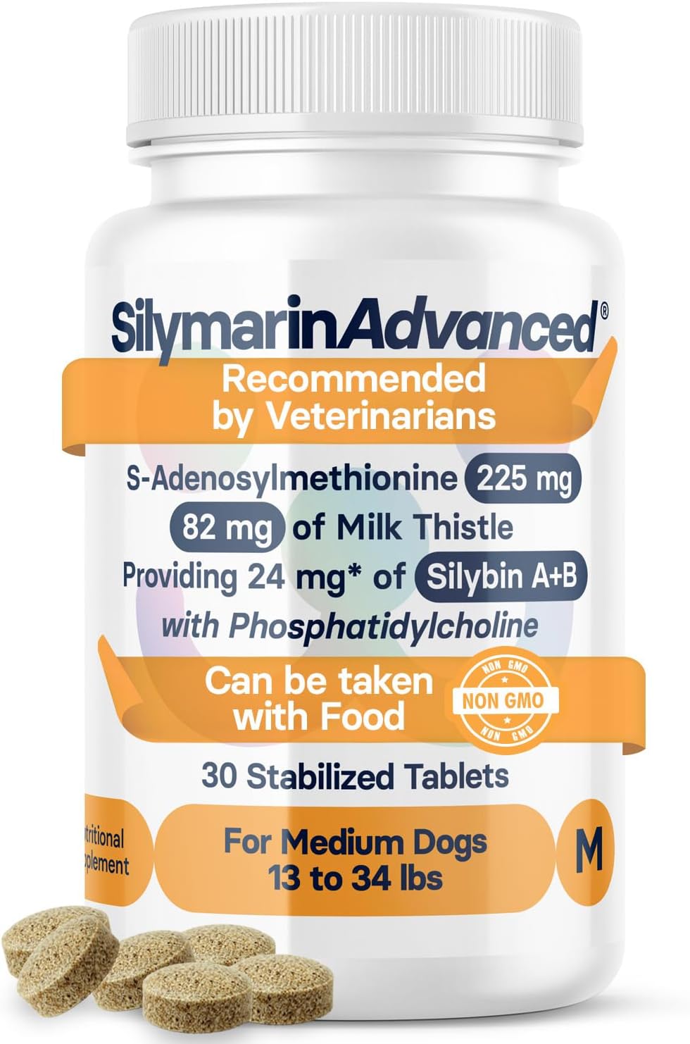 Liver Health Supplement for Large Dogs - Milk Thistle for Dogs Liver Support with S-Adenosylmethionine (Same) & Silybin - 30 Tablets - Image 11