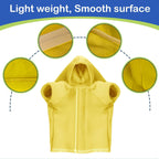 Adjustable reptile clothes with hook and loop fastener