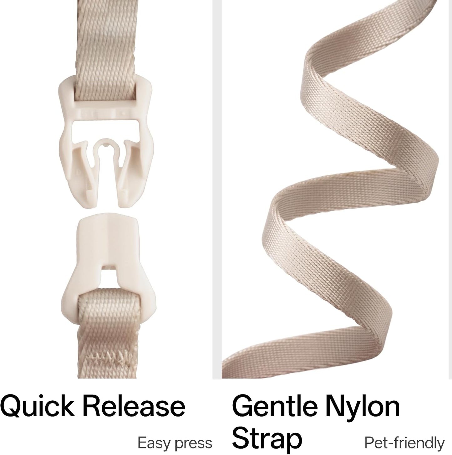 BuddyArmor Find smart QR code tracking tag on pink nylon strap