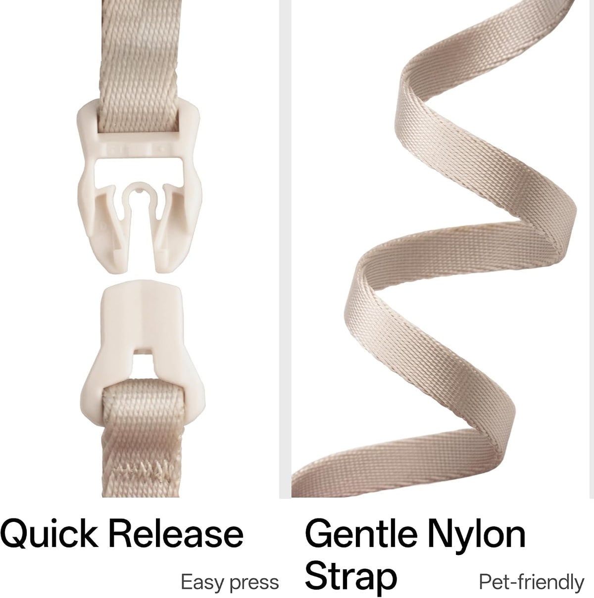 BuddyArmor Find smart QR code tracking tag on pink nylon strap