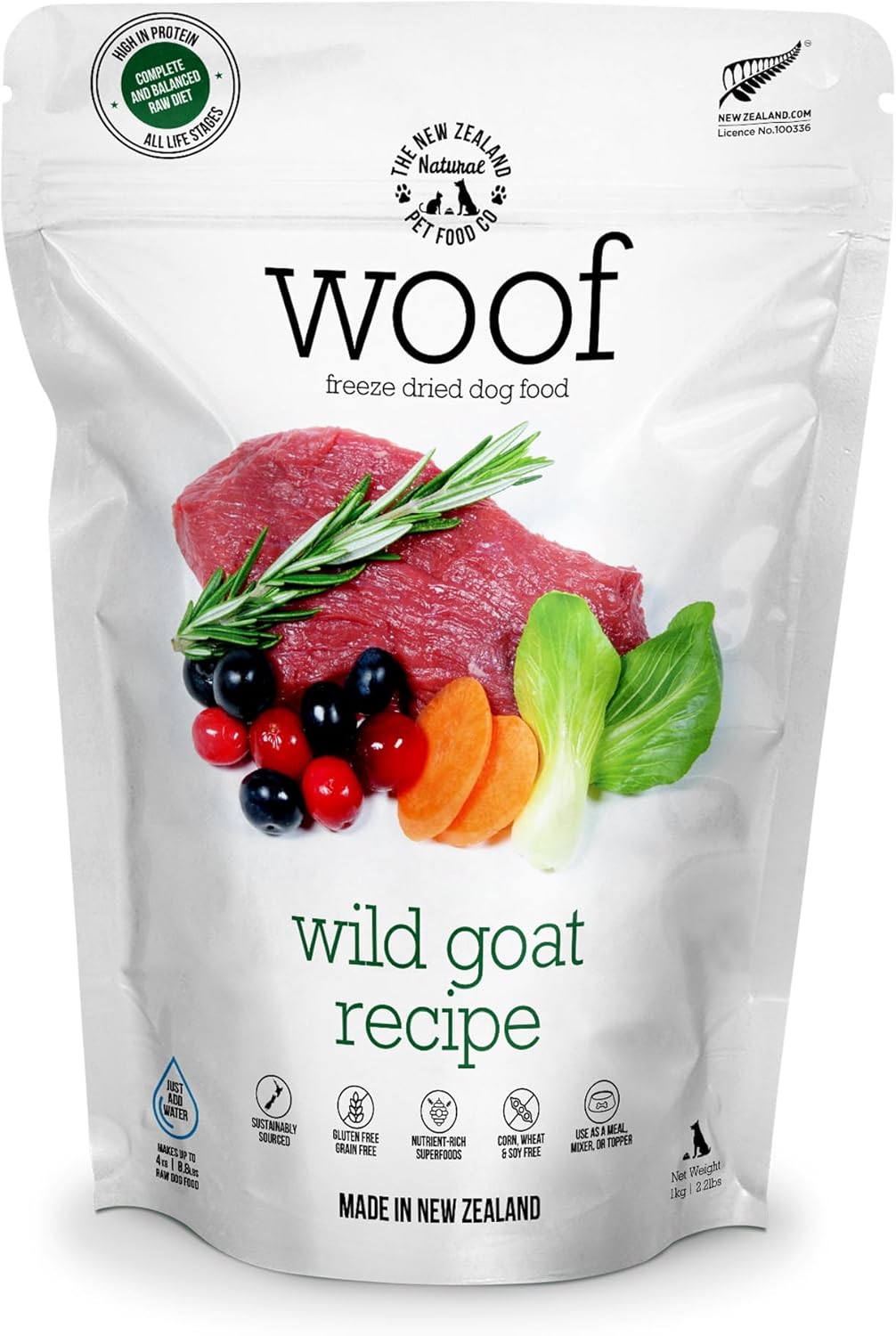 WOOF Wild Venison Freeze Dried Raw Dog Food, Mixer, or Topper, or Treat - High Protein, Natural, Limited Ingredient Recipe - 9.9 Ounce (Pack of 1) - Image 12
