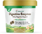 NaturVet Advanced Probiotics & Enzymes, PB6 Dog Soft Chews to Help Sensitive Stomachs and Digestive Issues, Hickory Smoked Bacon Flavored Pet Supplement for Dogs Over 6 Weeks, 120 Count Jar - Image 12