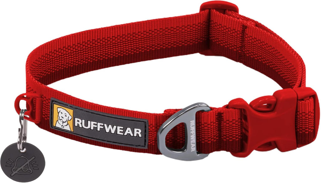 Ruffwear, Front Range Dog Collar, Adjustable Tubelok Webbing, Lightweight, Side Release Buckle, Aluminum V-Ring, Durable for Everyday Use, River Rock Green, 14"-20" - Image 11
