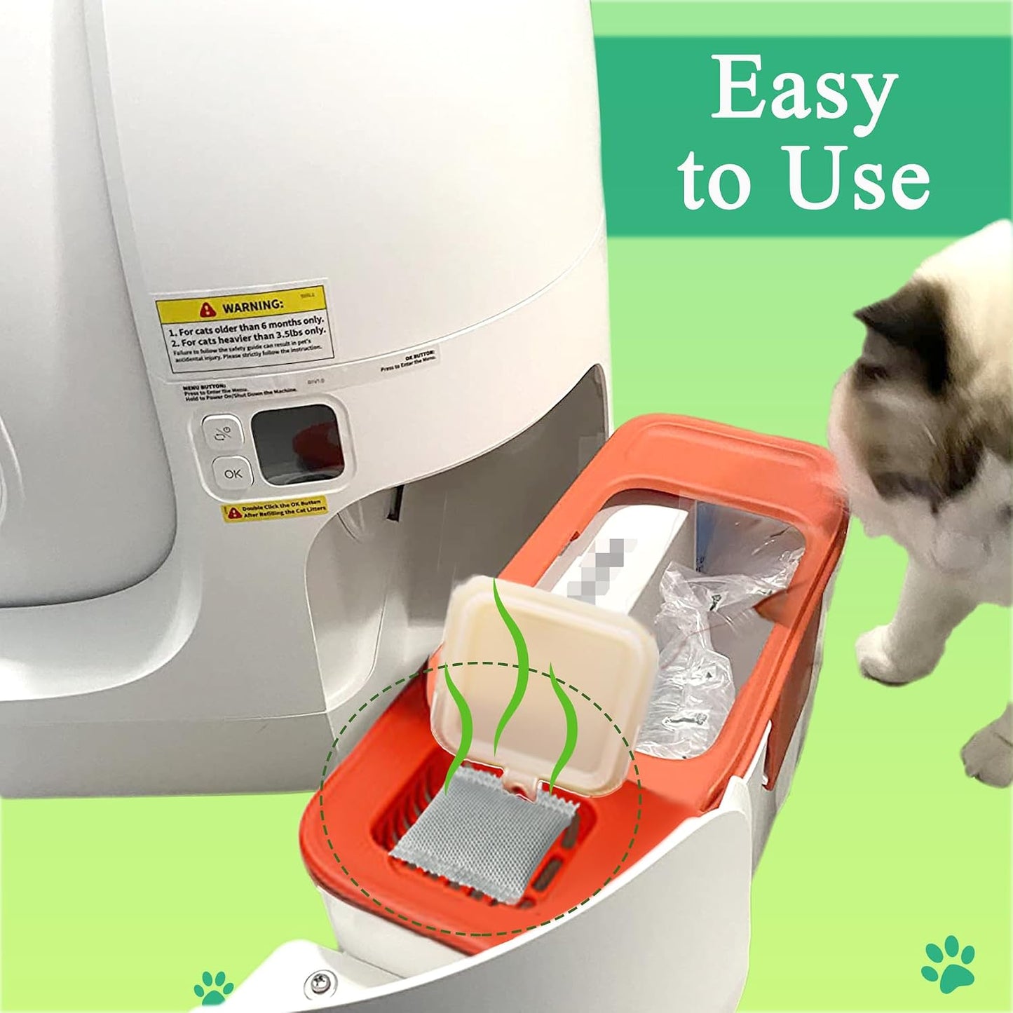 PurifyLogix charcoal filters for PuraMax self cleaning cat litter box odor control
