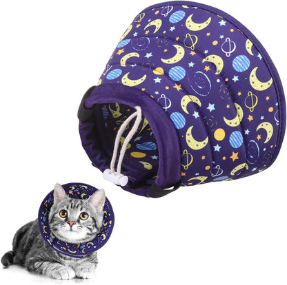 KOOLTAIL Cat Cone Collar Soft, Adjustable Cat Cones to Stop Licking, Foldable Donut Water Resistant Pet Recovery Neck E Collars After Surgery, Kitten Elizabethan Collar for Small to Large Cats,Brown M - Image 15