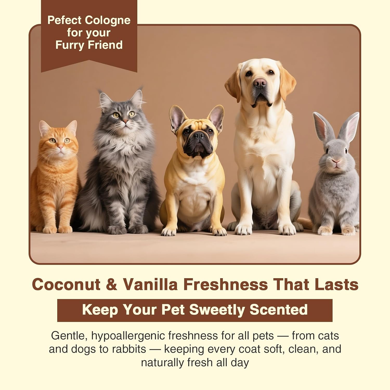 Ulroyda imported USA pet care cologne for domestic delivery