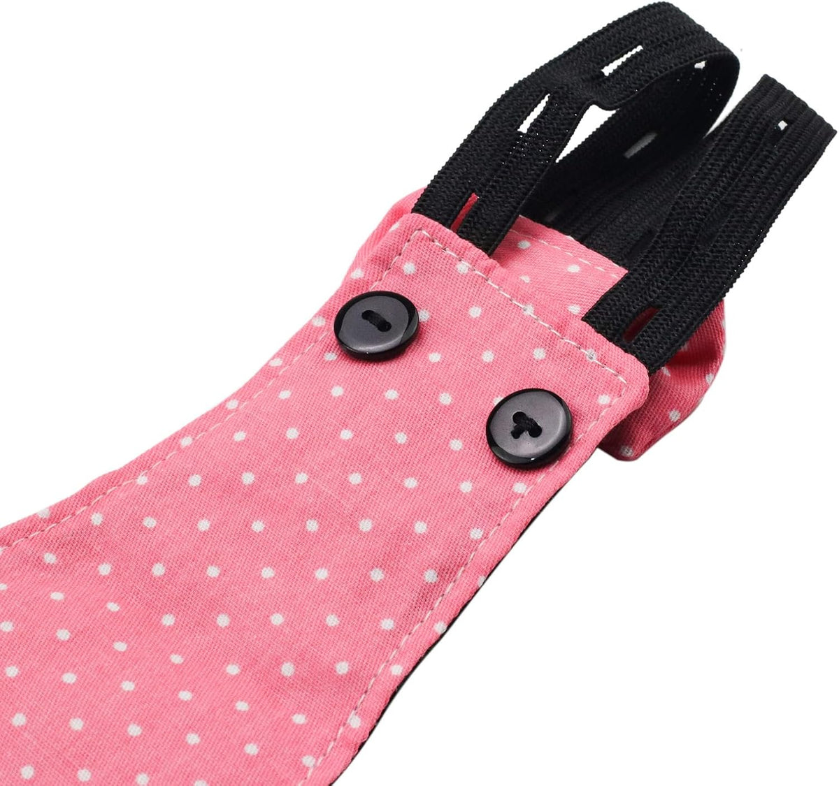 BestParts 2pcs Button Adjustable Diaper for Goose Duck Chicken Blue+Pink M - Image 5