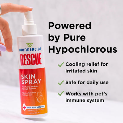 Wondercide imported pet skin care spray for seasonal dog allergies
