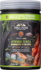 Ultra Fresh 1.6 Ounce turtle food bottle size comparison