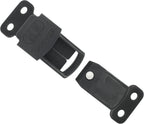 German engineered quick release fastener for prong dog collar close up shot