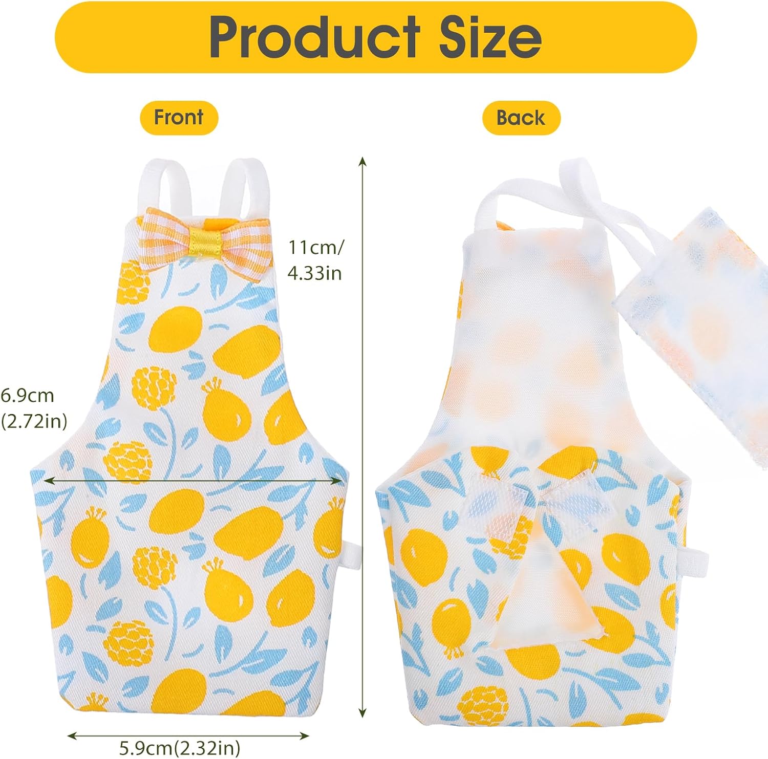 Washable parrot nappy with adjustable elastic straps and bow tie details.