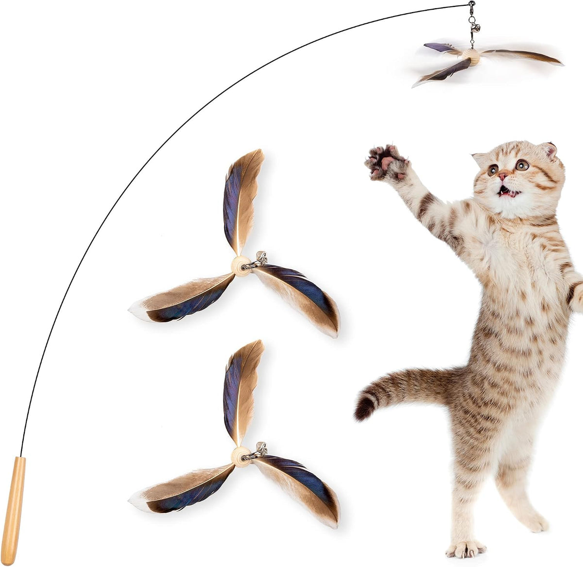 Imported USA cat toys for indoor kittens and adult cats
