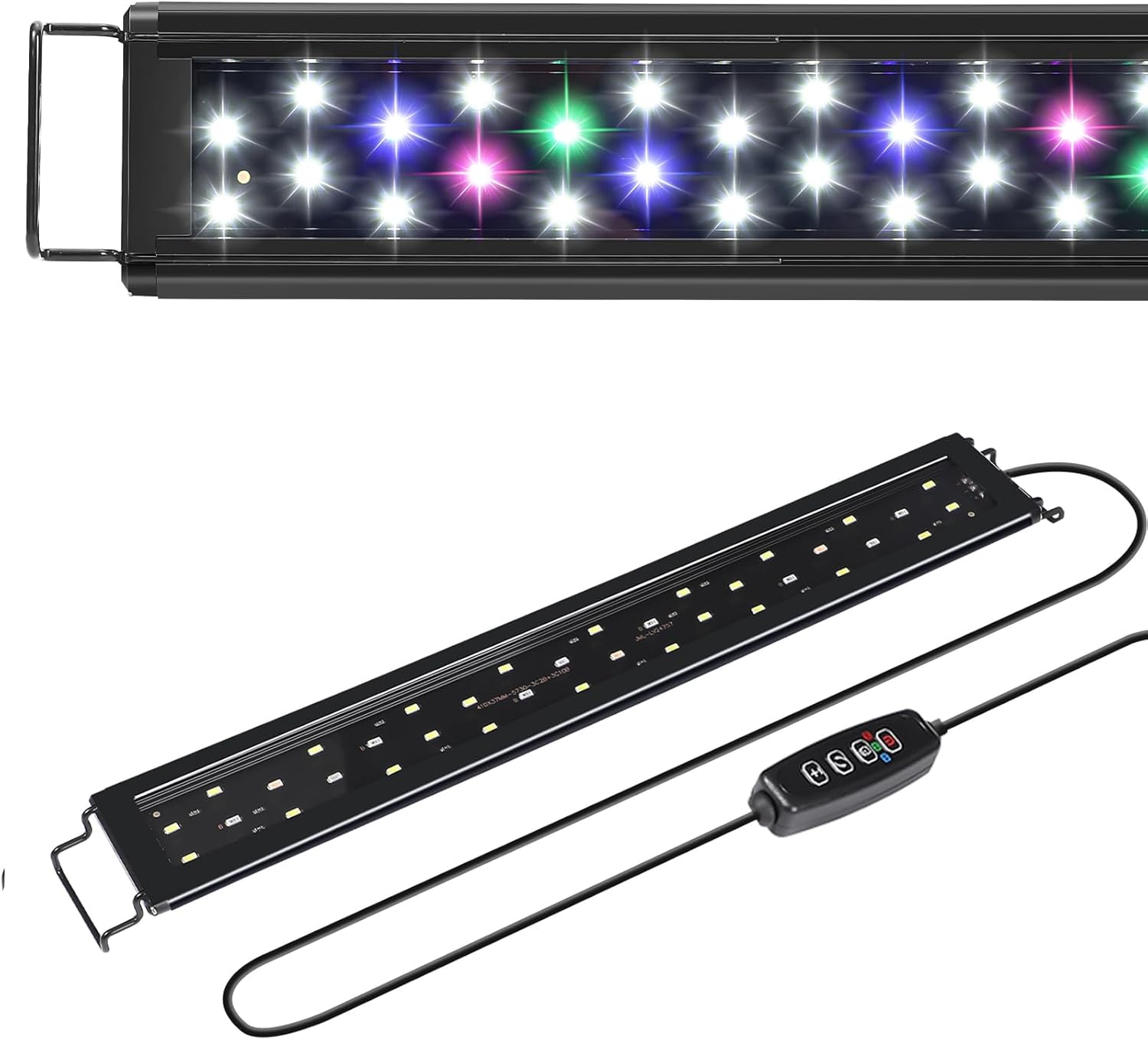 Aquaneat LED aquarium light for 12 inch fish tank front view