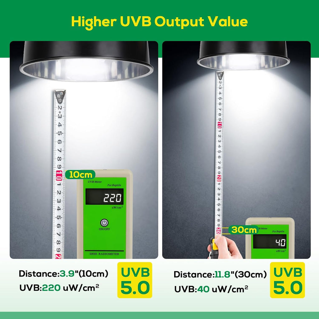 Hygger Zoo UVB 5.0 lamp base and threading detail