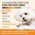 Earth Animal authentic USA imported small dog chicken chews nutrition details