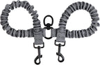 BAOBOTE Pet Double Dog Leash, Shock Absorbing Reflective Bungee Lead Walk 2 Dogs with Ease, 360 degrees Swivel No Tangle Double Dog Walking & Training Leash, Dual Dog Leashs for 6-120lbs Dogs (Pink) - Image 10