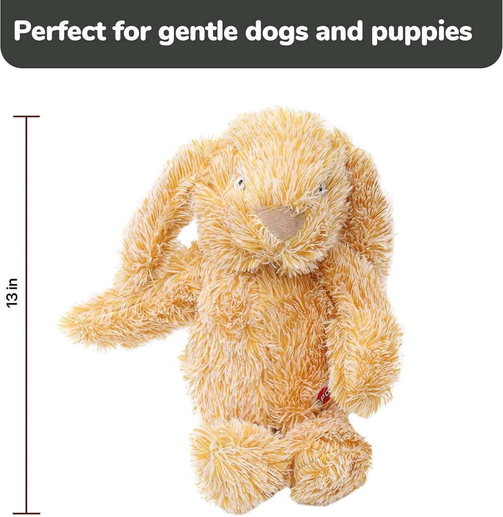 Spot Cuddle Bunny toy showing floppy ears and limbs