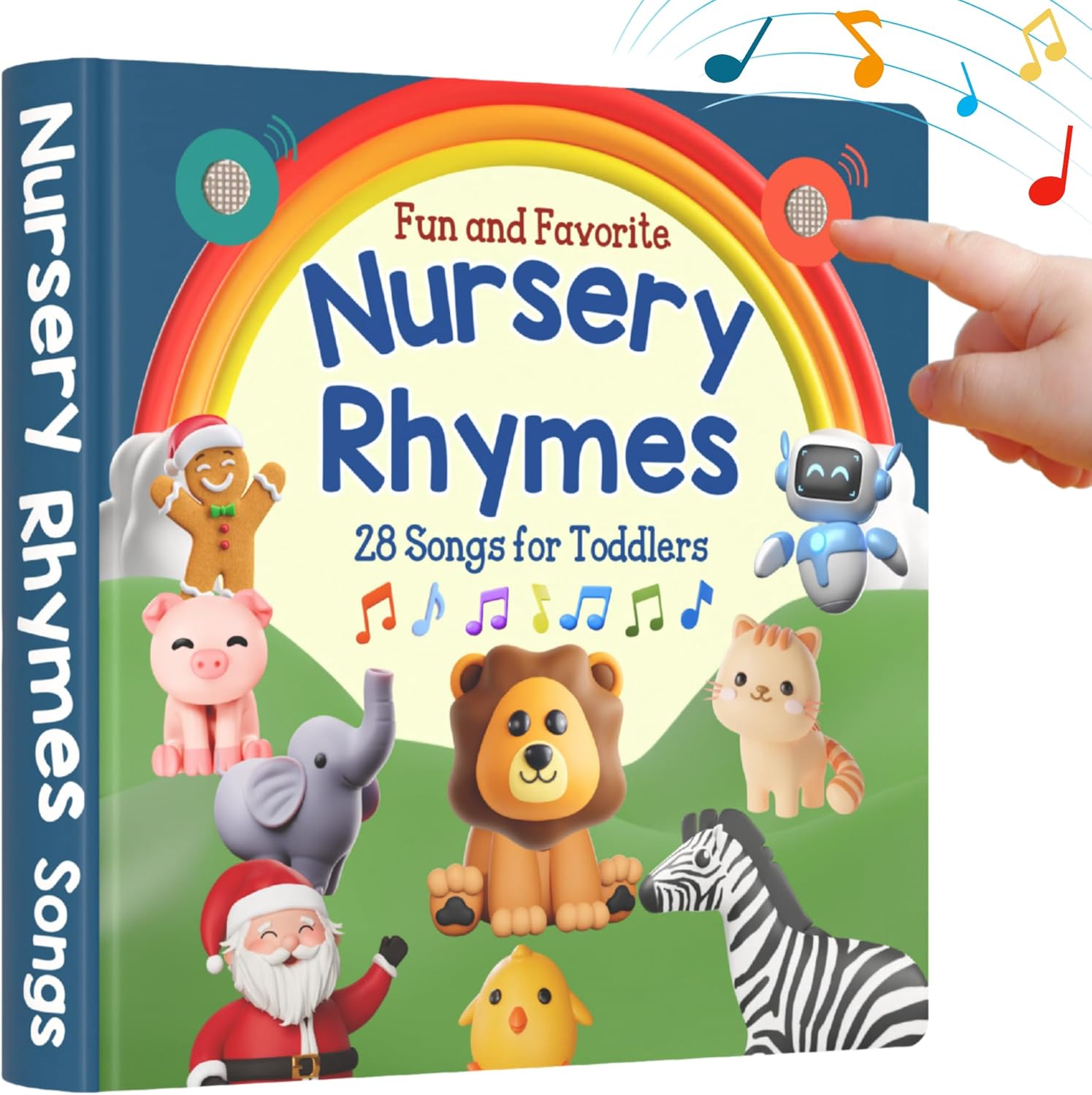 Learning Bugs Fun Favorite Nursery Rhymes book front cover with music buttons