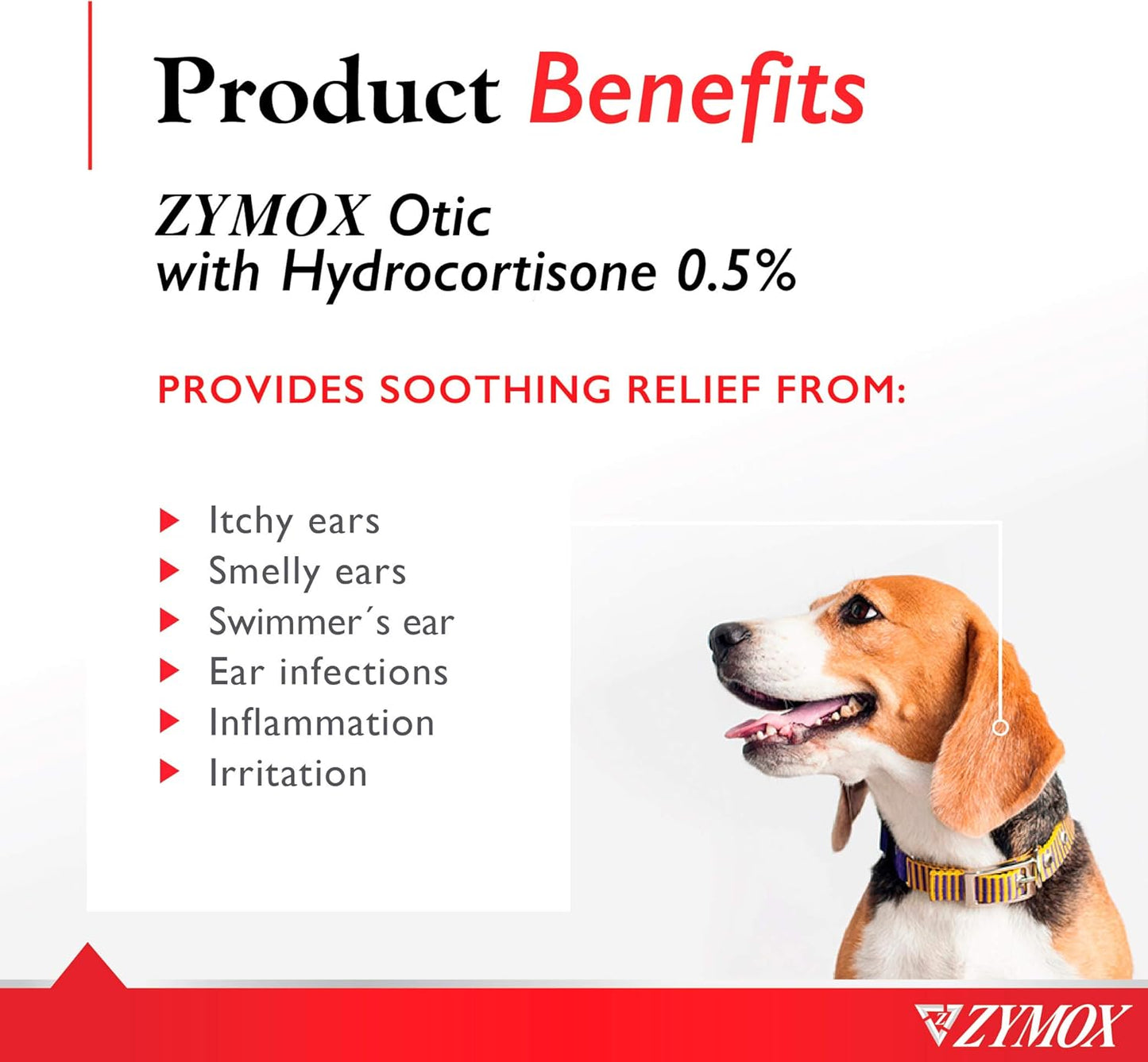 Side profile of Zymox Ear Solution for dogs and cats