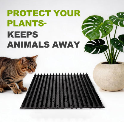 Three cat scat mats connected together for larger surface