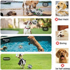 Amasiver 6 inch dog soccer ball with paw prints